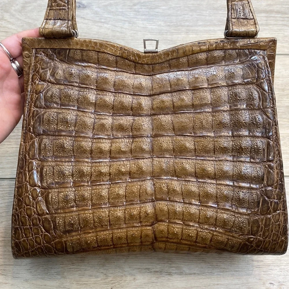 Vintage Genuine Alligator handbag - Picture 2 of 16